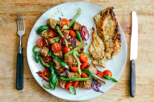 Geroosterde bio-kipfilet