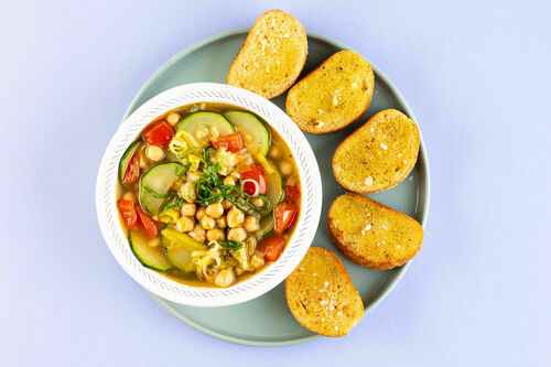 Groentestoofpot met kikkererwten