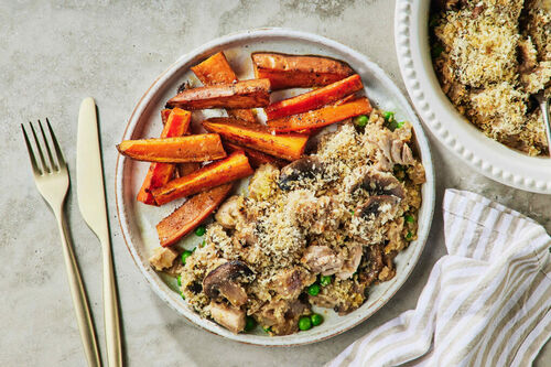 Crunchy Chicken-Mushroom Bake