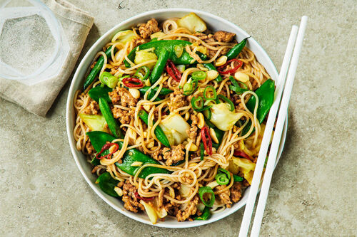 Pork Noodles and Peanuts