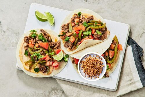 Easy Chipotle Plant-Based Mince Tacos