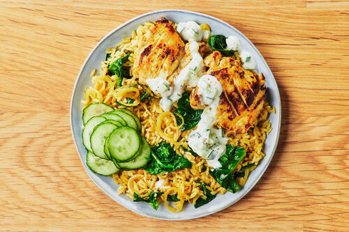 Tandoori Chicken and Onion Rice