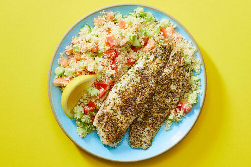 Za'atar Crusted Tilapia
