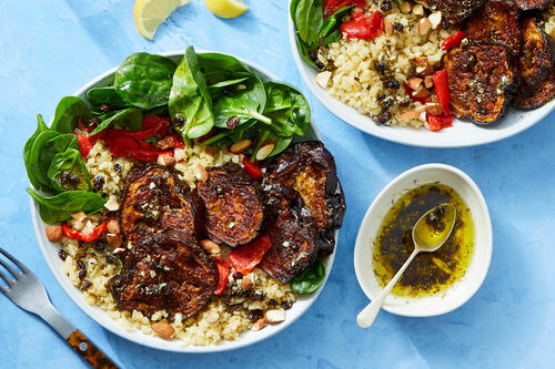 Broiled Baharat-Spiced Eggplant