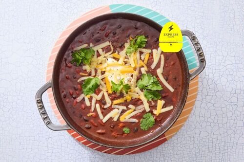 Express Recipe! Vegetarian Bean Chili