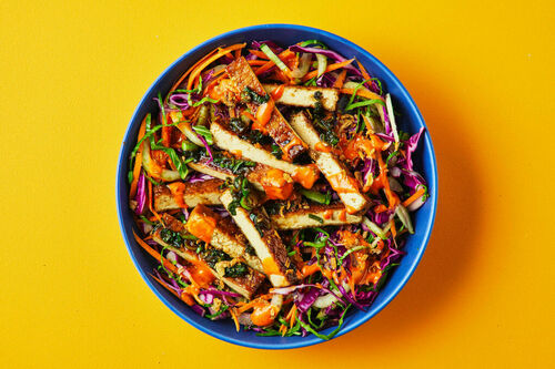 Carb-Conscious Asian Tofu Salad