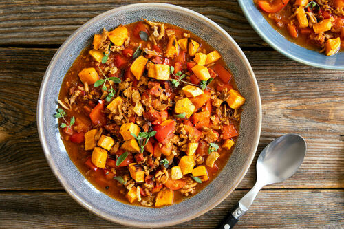 Chorizo-Schweinehack-Ragout