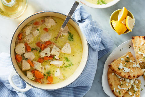 Greek Lemon Soup with Readymade Chicken