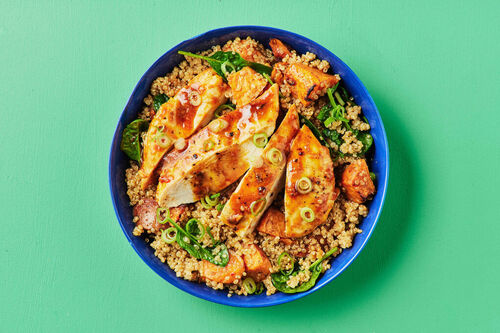 Balanced Portuguese Chicken Breast and Quinoa