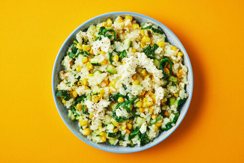 Corn and Zucchini Risotto