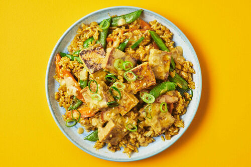 Satay Tofu Fried Rice