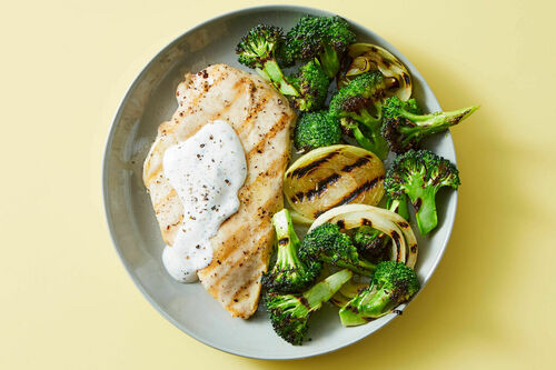 Low-Carb Creamy Italian Grilled Chicken