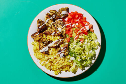 Low-Carb Halal Cart-Style Chicken