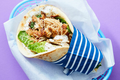Chicken Shawarma Pita with Readymade Chicken