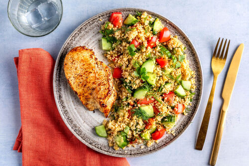 Malse kip met za'atar-kruiden