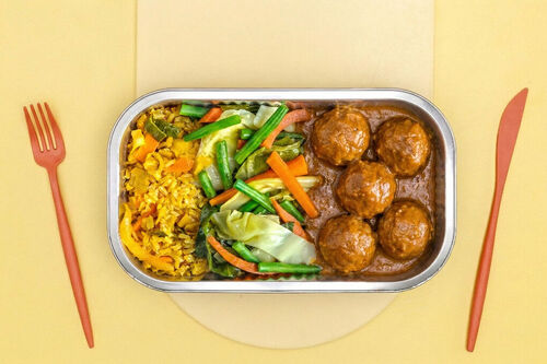 Vegetarische Indonesische kipsaté