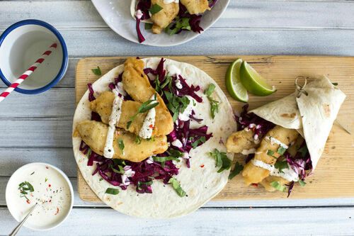 Mexicaanse wraps met kip