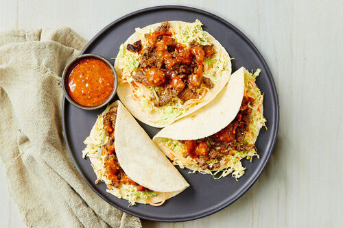 Spicy Tex-Mex Beef Tacos