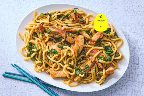 Express Recipe! Fresh Udon Stir-Fry