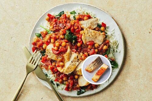 Egyptian-Style Salmon Rice