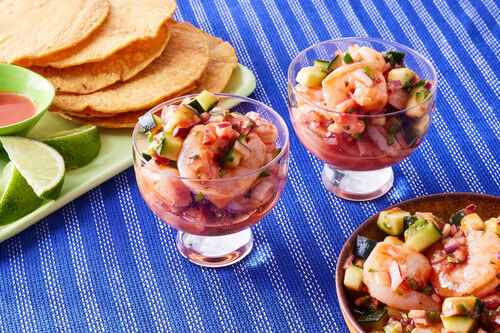 Mexican-Style Jumbo Shrimp Cocktail