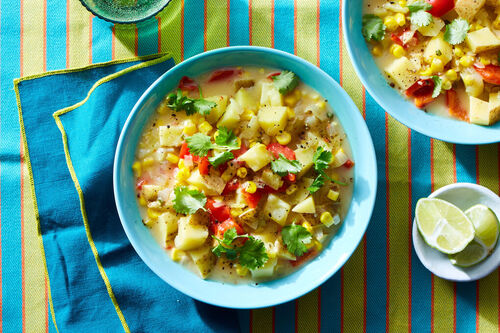 Coconut Chicken & Corn Chowder