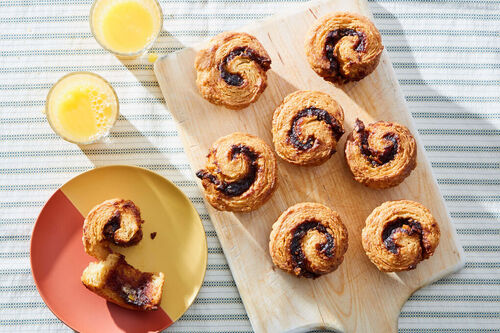 Honey-Glazed Morning Buns with Dates
