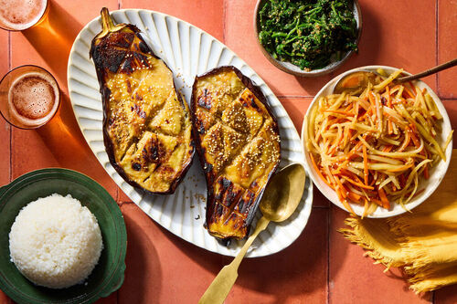 Miso Eggplant & Potato Kinpira