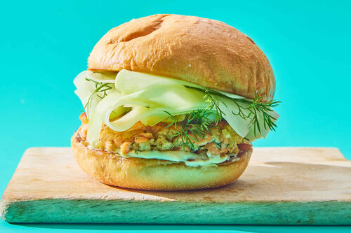 Homemade Salmon Burger