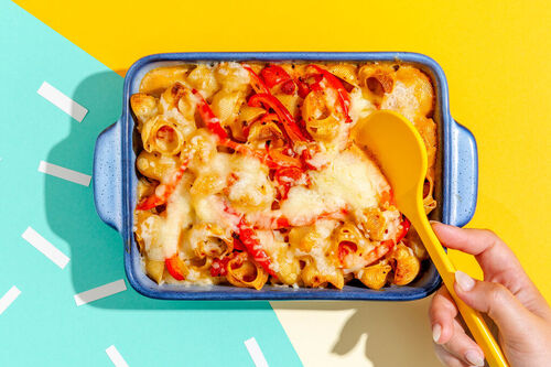 Italienischer Conchiglie-Auflauf
