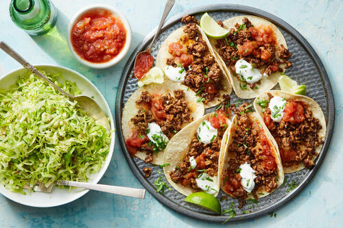 Grass-Fed Impossible Ground Tacos