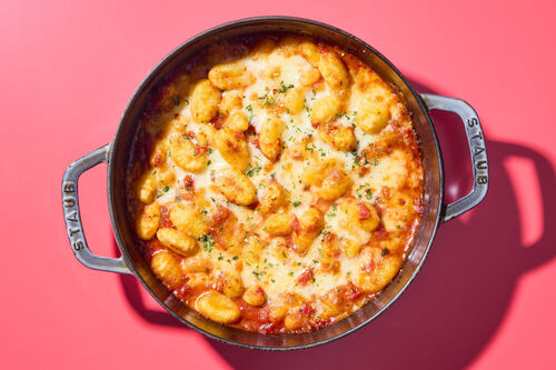 One-Pot Cheesy Baked Gnocchi