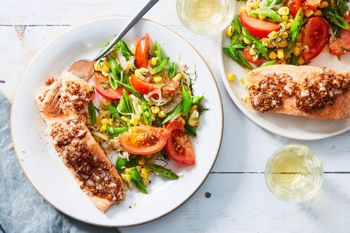 Mustard-Glazed Wild Salmon