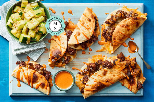 Martha's Best Korean Beef Quesadillas