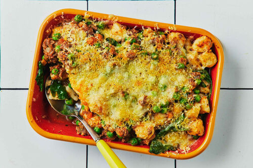 15-Min Gnocchi Bake with Ready-Made Bolognese