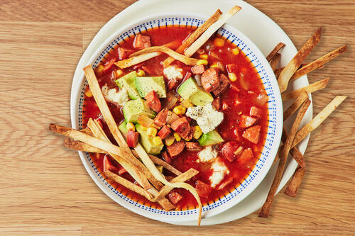 Lunch Spicy Chipotle and Chorizo Soup