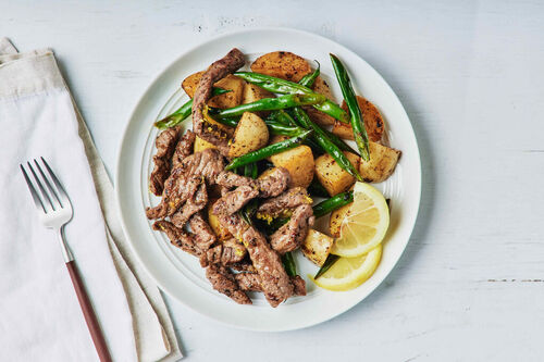 Calorie-Conscious Lemon Pepper Beef
