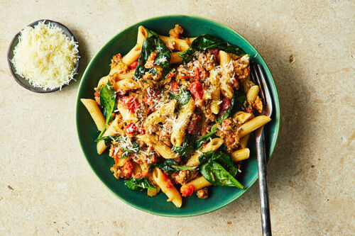 Tuscan Pork Penne