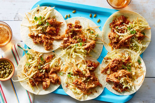 Braised Beef Tinga Tacos