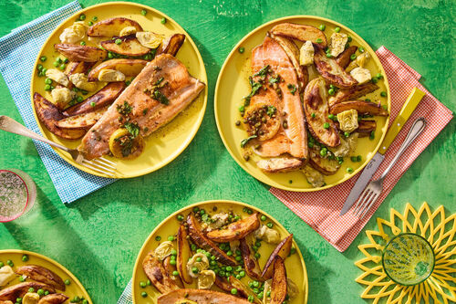 Springtime! Brown Butter Trout Piccata