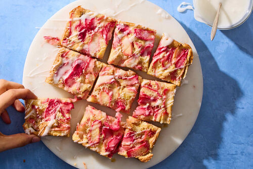 Rhubarb Shortbread Bars