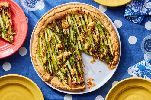 Springtime! Leek-Asparagus Tart