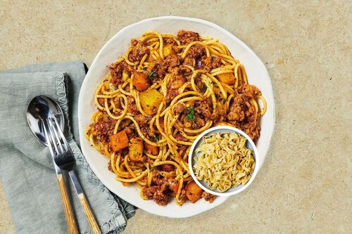 Plant-Based Mince Bolognese