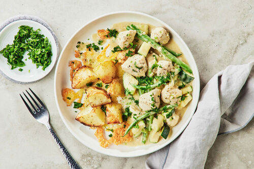 Chicken and Green Bean Braise