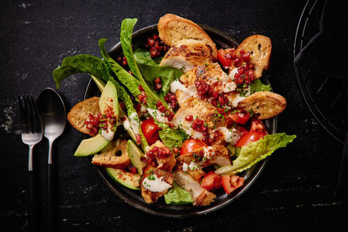Ultimate Chicken and Maple-Bacon Club Salad