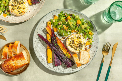 Camembert met tijmolie uit de oven