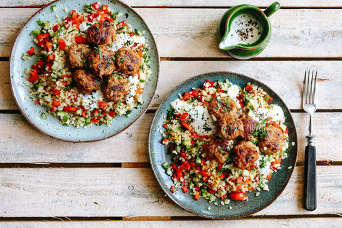 Rijk gekruide varkensgehaktballetjes