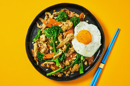 Rice-Free Asian Chicken Stir-Fry