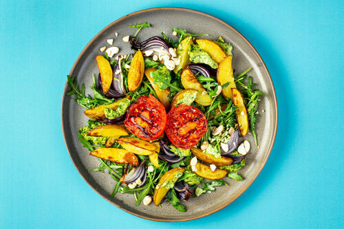 Geroosterde aardappels met olijvenpesto