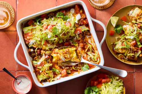 Low-Carb Chicken Enchiladas
